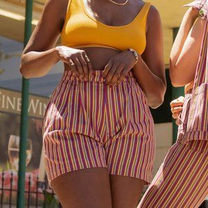 Big Bud Press "Primary Stripe" Trouser Shorts